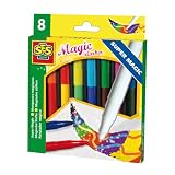 Ses - 00268 - Loisir Cr�atif - Feutres Magiques �pais - 8 Couleurspar Ses