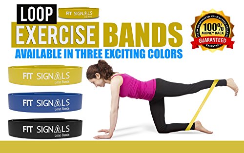 Giddy up USA  Exercise Bands Loop  Premium Resistance Exercise Bands (Light, Medium, Heavy Resistance)