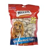 Milk-Bone Beefhide Mini Knotted Bones - 35 Pack - 2.5 inches