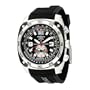 Torgoen Swiss Men's T07301 Pilot Computer Dual-Time Zone Polyurethane Strap Watch