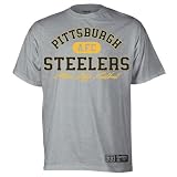 NFL Men's Pittsburgh Steelers Classic Slogan Tee (Grey, X-Large)