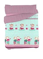 Casa Campo  Juego De Funda Nórdica Antina (Azul/Rosa)