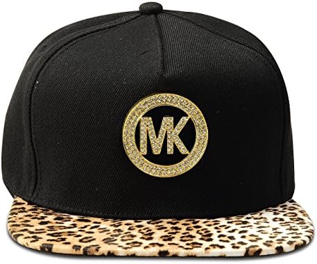 2015 New 5 Colors Classic Czech Crystals MK Hat (Leopard)