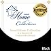 My Sweet Home 1500 Series Egyptian Quality 3pc Duvet Cover Set - Full/Queen, Black