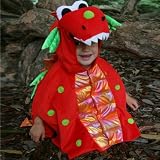 Boys Girls Kids Red Dragon Fancy Dress Halloween Costume for Children 18 Months – 3 Years