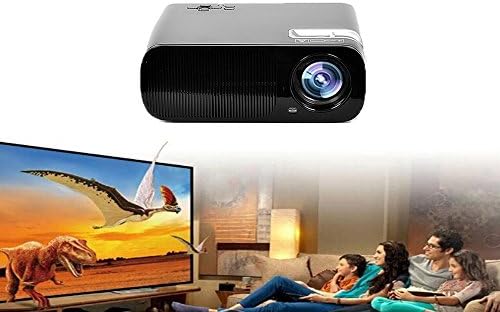 Aketek latest Fashionable HD 2600 Lumens 800x480 Support 1080p Projector with HDMI,VAG, TV or DTV ,YPBPR ,USB, AV, SD Input-Black