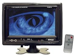 PYLE PLHR76 7-Inch Widescreen TFT/LCD Video Monitor with Headrest Shroud
