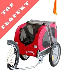 DOGGYHUT Hundeanh�nger, Fahrradanh�nger, neu, OVP ROT MEDIUM