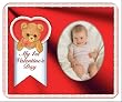 My First Valentine's Day Photo Magnet Frame Gift