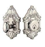 Grandeur 60-GVCGVC-KD-PN Grande Victorian Single Cylinder Deadbolt, Polished Nickel by Grandeur