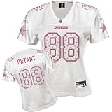Reebok Dallas Cowboys Dez Bryant Women's Star Struck White Fashion Jersey XX Large