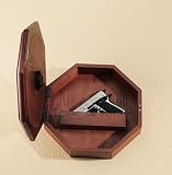 Octagon Gun Clock Dark Oak