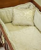 Green Frog Art 3 Piece Cradle Bedding Set, Sagebrush