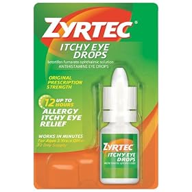 Zyrtec Itchy Eye Relief Drops, 0.17-Ounce Bottle by Zyrtec