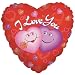 18" Love Smiley Hearts (1 ct)