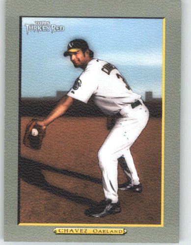 2005 Topps Turkey Red #83 Eric Chavez Blue Sky - Oakland Athletics (Baseball Cards)