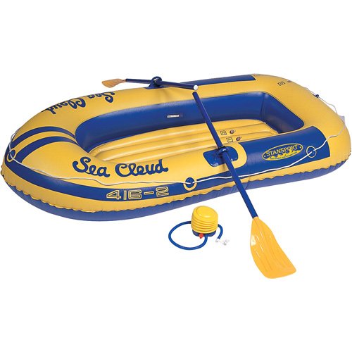 Stansport Sea Cloud 416-2K 2 Man Vinyl Raft Kit, 