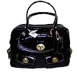 Coach Black Patent Leather Peyton Large Carryall Handbag 13051 $898