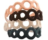 L. Erickson USA 100% Silk Dupioni Wrapped Circles Headband