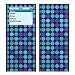 Indigo Dots Design Decal Skin Sticker for Apple iPod nano 2G (2nd Generation) 2GB/ 4GB/ 8GB Player
