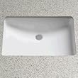 TOTO Lt540G#01 21-14" X 14" Under Counter Lavatory With Sanagloss, Cotton White