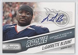 LeGarrette Blount #129/999 Tennessee Titans (Football Card) 2010 Playoff Prestige Rookie Draft Picks Rights Autographs #267