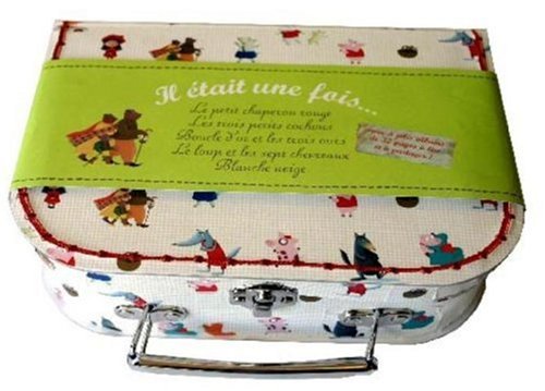 Il était une fois... : Ma petite valise de 5 albums : Le petit chaperon rouge ; Les trois petits cochons ; Boucle d'Or et les trois ours ; Le loup et les sept chevreaux ; Blanche-Neige