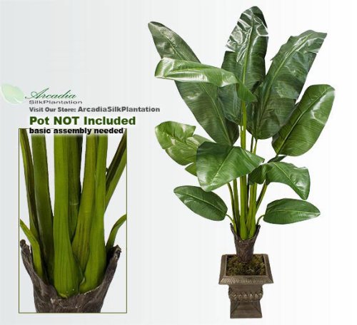 ONE 5′ Artificial Banana Tropical Tree