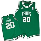 Adidas Boston Celtics Ray Allen Infant Revolution 30 Replica Road Jersey Infant 24 Months