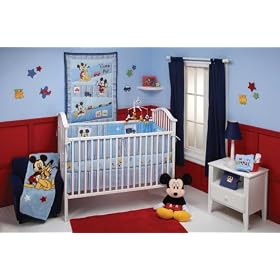Mickey's Transportation 4 Piece Baby Crib Bedding Set by Disney Baby