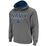 Navy Midshipmen Charcoal Automatic Pullover Hooded Sweatshirt - L