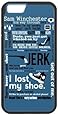 Generic Supernatural Quotes Hard-Shell Cell Phone Cover Case for iPhone 6 - Non-Retail Packaging - Blue