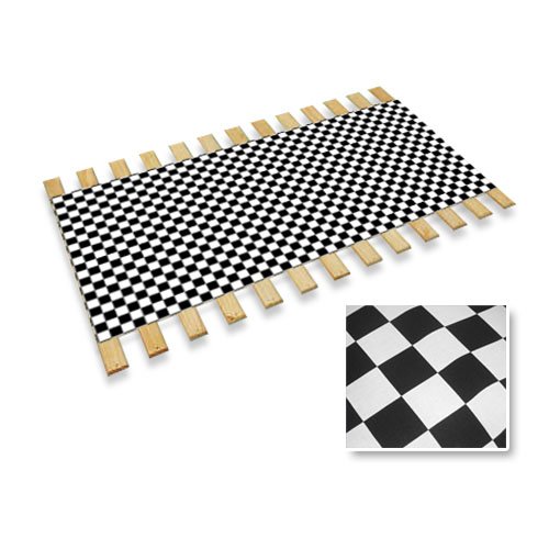 Checker Flag Race Car Nascar Racing Full Size Bed Slats Bunkie Board Support Roll