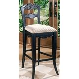 30 Bar Chair - Antique Black - Powell (Antique Black) (46H x 20.75W x 18D) by Powell Furniture