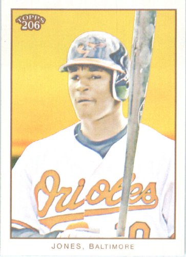 2009 Topps 206 Baseball Card #11 Adam Jones Baltimore Orioles® Mint Condition- Shipped In Protective ScrewDown Display Case!