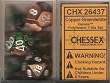 Chessex Dice: Polyhedral 7-Die Gemini Dice Set - Copper & Green with White - NEW COLOR!!!