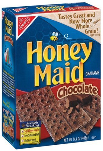 Honey Maid Grahams, Chocolate Crackers, 14.4-Ounce Boxes (Pack of 12) by Honey Maid