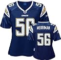 Shawne Merriman Reebok Navy Replica San Diego Chargers Women's Jersey