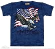 The Mountain Eagle Talon Flag Adult Tee T-shirt
