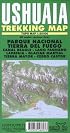 Ushuaia Trekking Map: Parque Nacional Tierra Del Fuego, Ushuaia, Lapataia, Beagle Channel
