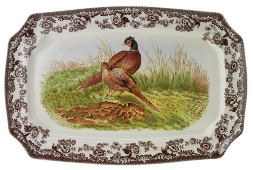 Spode Woodland Pheasant Rectangular Platter On Sale