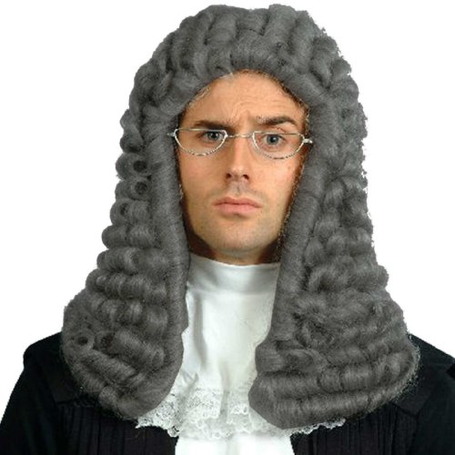 Opiniones de ADULT MENS GREY QUALITY JUDGE WIG COPS & ROBBERS SMIFFYS