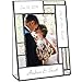 Wedding Picture Frame Personalized Gift for Couple Engraved Green Yellow Glass Table Top 4x6 Vertical Photo Engagement Keepsake J Devlin Pic 430-46V EP619