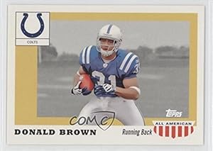 Donald Brown Indianapolis Colts (Football Card) 2009 Topps All American #AA8