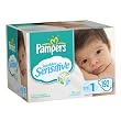 Pampers Swaddlers Sensitive Diapers Economy Pack Plus Size 1, 192 Count (Packaging May Vary)
