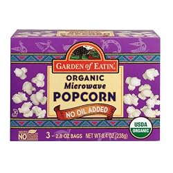 Garden of Eatin'? Microwavable Popcorn No Oil Added, 3-Count Bags, 8.4-Ounce Boxes (Pack of 12)