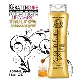 KERATIN BRAZILIAN TREATMENT KERATIN CURE GOLD & HONEY BIO BIOLOGICIAL STRAIGHTENER FORMALDEHYDE FREE PROFESSIONAL TREATMENT 1000ML 34.81 FL OZ -KERATINA BRASILERA TRATAMIENTO QUERATINA PELO LISO