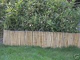 NEW 1.5m x 18cm Bamboo Garden Border. Lawn Edging