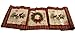 Table Runner, Tapestry Cardinals and Birdhouse, 13x72