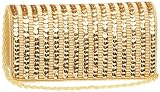 La Regale Sequin Bead Shoulder Clutch
